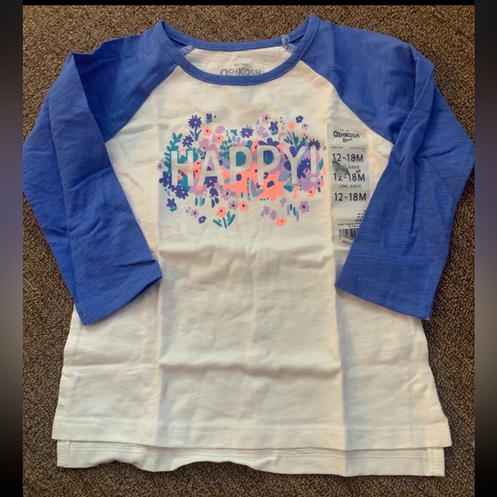Oshkosh baby girl top size 18months BRAND NEW